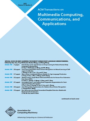 ACM Transactions on Multimedia Computing, Communications, and Applications